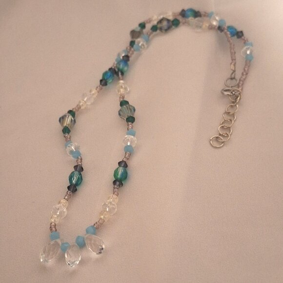 Artisan Made Multicolor Princess Crystal Glass Necklace - Picture 1 of 7
